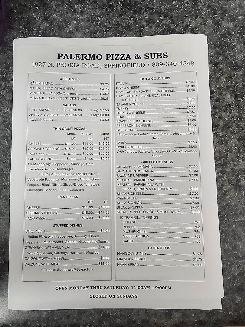Palermo Pizza & Subs